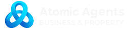 atomic agents logo white